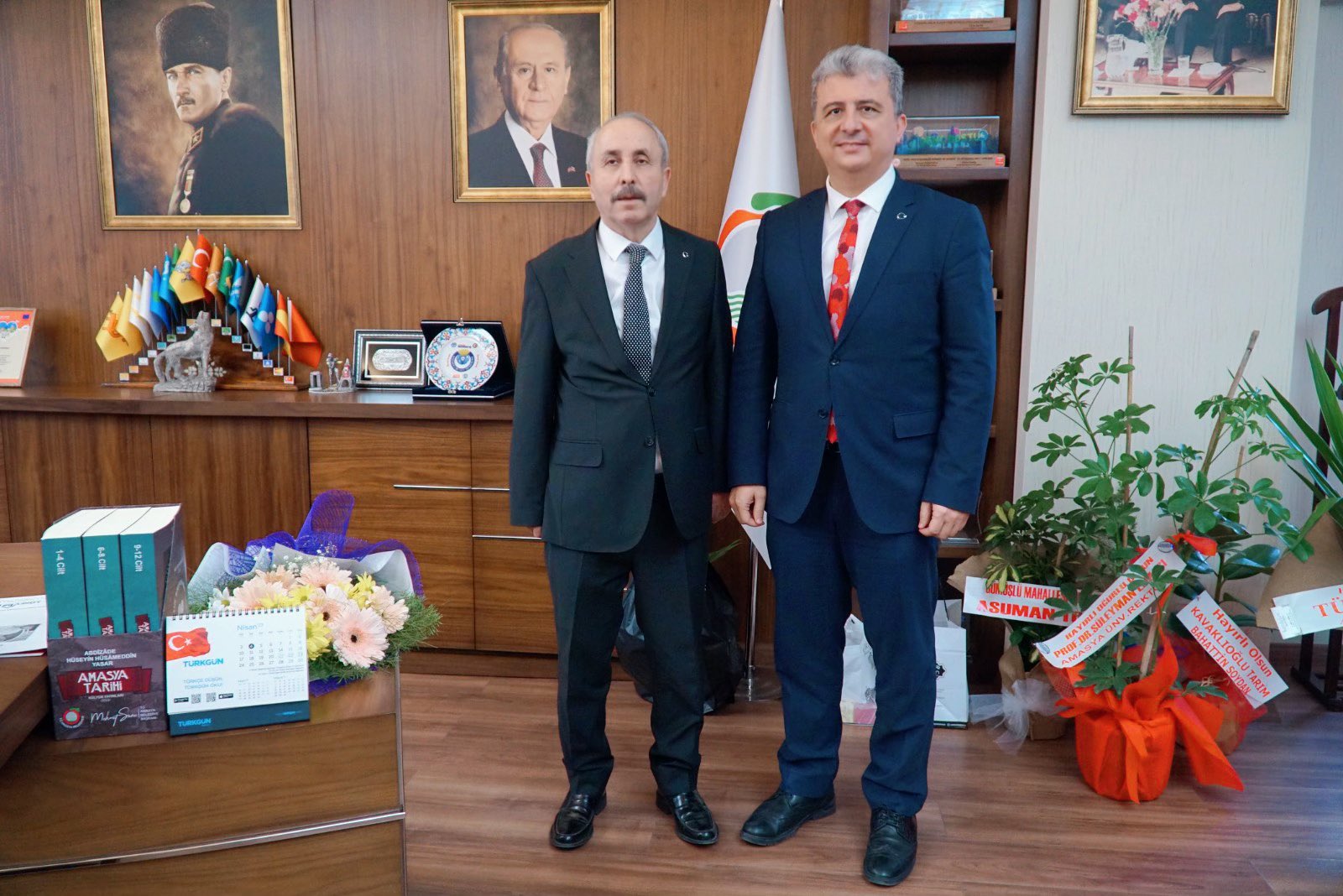 Yeşilırmak Havzası Kalkınma Birliği Birlik Müdürümüz Mustafa Örgüt; Amasya Belediye Meclisinde yapılan oylama sonucunda Amasya Belediye Başkanlığına seçilen Sn. Dr. Bayram Çelik’i ziyaret etti